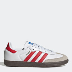 Акція на Чоловічі кеди низькі Adidas Samba Og IG1025 40.5 (7UK) 25.5 см Samba Og Ftwwht/Betsca/Supcol від Rozetka