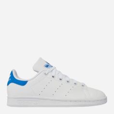 Акція на Підліткові кеди для дівчинки adidas Originals Stan Smith J IE8110 36 (3.5UK) Білі з синім від Rozetka