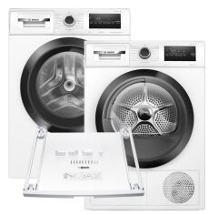 Акція на Пральна машина Bosch Serie 4 WAN28280UA + Сушильний автомат BOSCH WTH85206UA + Планка з'єднувальна BOSCH WTZ11400 (комплект) від Rozetka