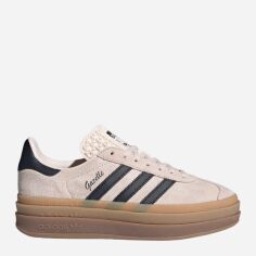 Акція на Жіночі кеди низькі adidas Originals Gazelle Bold W IE0429 38.5 Пудрові від Rozetka