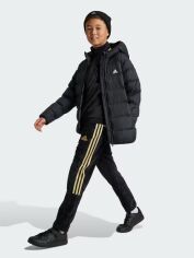 Акція на Дитяча зимова стьобана куртка для хлопчика Adidas J Sd Jkt IV9505 128 см Чорна від Rozetka