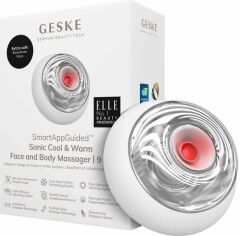 Акція на Звуковой массажер для лица и тела Geske Sonic Cool & Warm Face and Body Massager 9 в 1 White (GK000699WH01) від Stylus