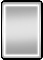 Акція на Дзеркало MIRROR TRADE 60x80 см з LED-підсвічуванням SLP №36 600х800 Black від Rozetka