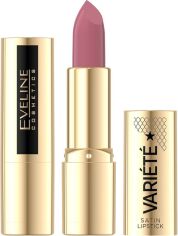 Акція на Сатинова губна помада Eveline Variete Satin Lipstick №05 4 г від Rozetka