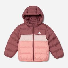 Акція на Дитяча куртка демісезонна для дівчинки Adidas Lk Sd Jkt IW0554 122-128 см Малинова від Rozetka