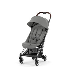 Акція на Коляска Cybex Coya Chrome Dark Brown Mirage Grey 522004395 від Podushka