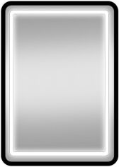 Акція на Дзеркало MIRROR TRADE 50x70 см з LED-підсвічуванням SLP №37 500х700 Black від Rozetka