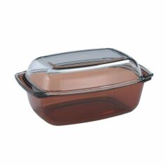 Акція на Гусятниця Simax Amber & Clear з кришкою, 34*21.4*14.8 см, 3.5 л (s7556/7566) від Eva