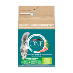 Акція на Сухий корм для дорослих кішок Purina One Indoor Formula Bifensis з індичкою, 3 кг від Eva