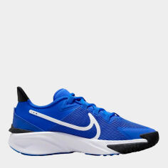 Акція на Підліткові кросівки для хлопчика Nike Star Runner 4 Nn (Gs) DX7615-400 37.5 (5Y) Сині від Rozetka