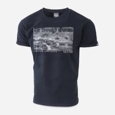 Акція на Футболка бавовняна довга чоловіча Dobermans Aggressive Panzer Division TS194BK 2XL Чорна від Rozetka