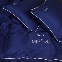Акція на Комплект постільної білизни Mirson King Size 220х240 см 4052 Ocean Corner Сатин від Rozetka
