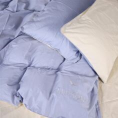 Акція на Комплект постільної білизни Mirson King Size 220х240 см 0843 + 0840 Joseph Corner Сатин від Rozetka
