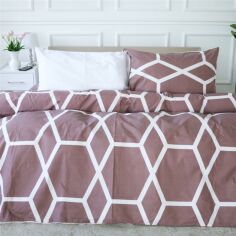 Акція на Комплект постільної білизни MirSon King Size 220x240 см 17-4818 Baden Ranforce Elite від Rozetka