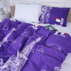 Акція на Комплект постільної білизни MirSon King Size 220х240 см Бязь 17-4743 Paris від Rozetka