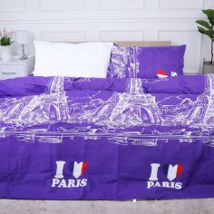 Акція на Комплект постільної білизни MirSon Сімейний 2 x 160x220 см 17-4743 Paris Ranforce Elite від Rozetka