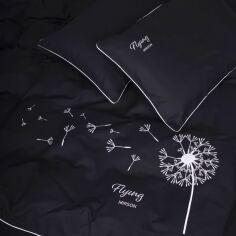 Акція на Підковдра MirSon полуторна євро 160x220 см 16-9000 Black Stone Flying Ranforce Elite від Rozetka