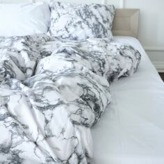 Акція на Простирадло MirSon Бязь 17-4812 Lausanne 220x240 см від Rozetka