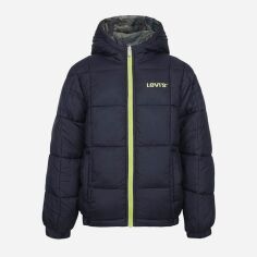 Акція на Підліткова демісезонна двостороння куртка для хлопчика Levi's 9EH86-923-K84 16A 170-176 см Темно-синя від Rozetka