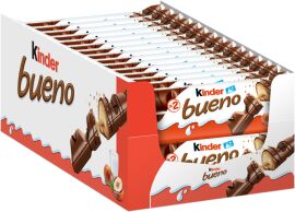 Акція на Упаковка шоколадних батончиків Kinder Bueno 43 г х 30 шт від Rozetka