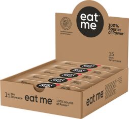 Акція на Упаковка батончиків EatMe Злаковий з журавлиною та кавою 40 г х 15 шт від Rozetka