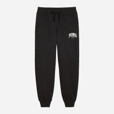 Акція на Спортивні штани на флісі жіночі Puma Squad Pants Fl 68154201 M Чорні від Rozetka