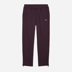 Акція на Спортивні штани на флісі жіночі Puma Motion Pants Fl 68168444 XL Фіолетові від Rozetka