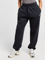 Акція на Спортивні штани жіночі Nike W Nsw Phnx Flc Hr Os Pant 2 FZ5996-010 S Чорні від Rozetka