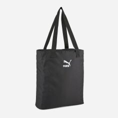 Акція на Спортивна сумка екошопер тканинна Puma Classics Archive Tote Bag 09057001 Чорна від Rozetka