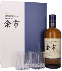 Акція на Виски Nikka Yoichi 0,700 + 2 glasses Gb 45% 0.7 л (BWT6501) від Stylus