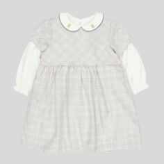 Акція на Дитячий комплект (лонгслів + сукня) для дівчинки Chicco 00761-091 68 см Сірий від Rozetka