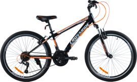 Акція на Велосипед Crossride Shark ST МТВ 24" 11" Чорно-жовтогарячий (01731-110-П) від Rozetka
