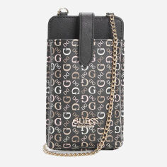 Акція на Сумка крос-боді жіноча маленька Guess 146955445 Чорна від Rozetka