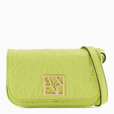 Акція на Сумка жіноча Armani Exchange 488064237 One size Зелена від Rozetka