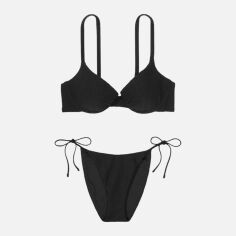 Акція на Роздільний купальник жіночий Victoria's Secret 629119966 32B/XS Чорний від Rozetka