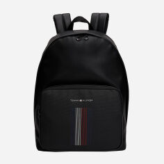 Акция на Рюкзак чоловічий 17л Tommy Hilfiger AM0AM12598-BDS Чорний от Rozetka