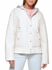 Акція на Куртка демісезонна з капюшоном жіноча Levi's 210134760 2XL Молочна від Rozetka