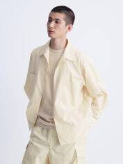 Акція на Сорочка бавовняна оверсайз чоловіча Uniqlo 186099704 M Молочна від Rozetka