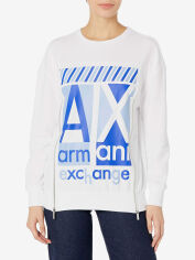 Акція на Світшот жіночий Armani Exchange 898866110 M Білий від Rozetka