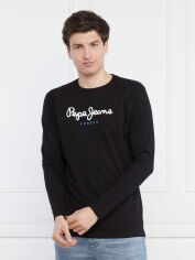 Акція на Лонгслів чоловічий Pepe Jeans London 160381371 S Чорний від Rozetka