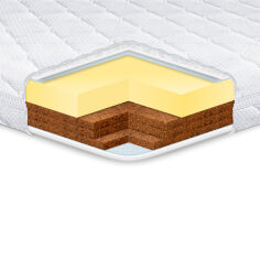 Акція на Детский матрас Kiddy Visco-Cocos Eurosleep нестандартный , цена за м.кв. від Podushka