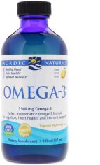 Акция на Nordic Naturals, Omega-3, Lemon, 8 fl oz (237 ml) (NOR-02763) от Stylus