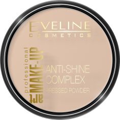 Акція на Компактна пудра Eveline Anti-Shine Complex Pressed Powder 32 Natural 14 г від Rozetka