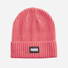 Акція на Шапка біні Puma Ribbed Classic Cuff Beanie 02403808 Рожева від Rozetka