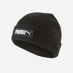 Акція на Шапка біні Puma Classic Cuff Beanie Jr 02346201 Чорна від Rozetka