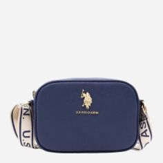 Акція на Сумка крос-боді через плече жіноча маленька U.S. Polo Assn 79A278-AA00A Синя від Rozetka