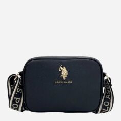 Акція на Сумка крос-боді через плече жіноча маленька U.S. Polo Assn 27A31141-AA00A Чорна від Rozetka