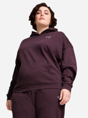 Акція на Худі тепле жіноче Puma Better Essentials Hoodie Fl 67680444 XL Фіолетове від Rozetka