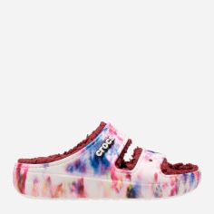 Акція на Жіночі шльопанці Crocs Classic Cozzzy Tie Dye Graphic CR208118 39-40 (M7/W9) 25 см Різнокольорове від Rozetka