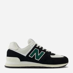 Акція на Чоловічі кросівки New Balance 574 U574RBG 42.5 (9US) 27 см Чорні/Зелені від Rozetka